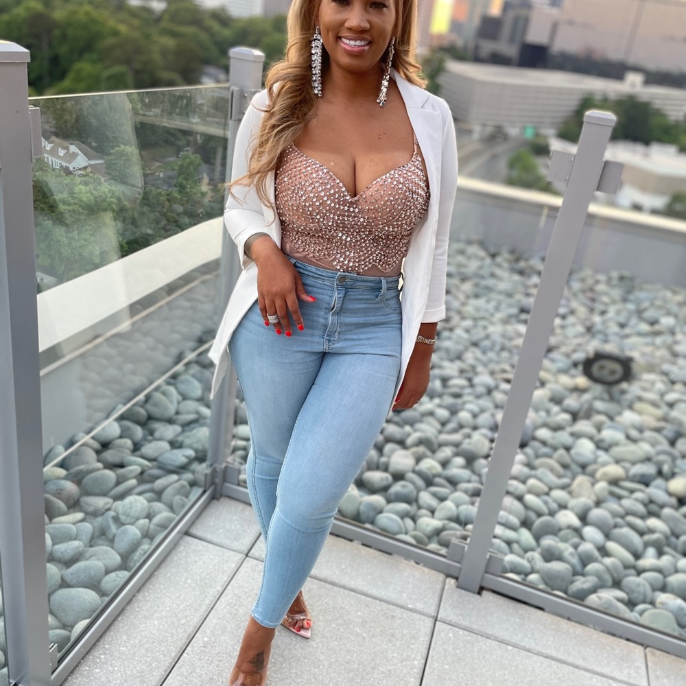 Bedazzle Bustier Bodysuit